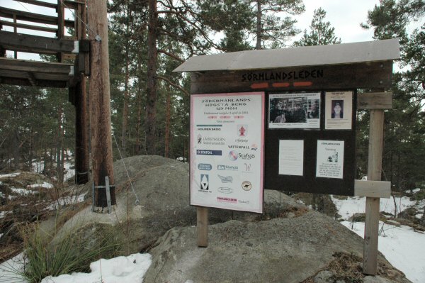 The highpoint of Sdermanland in March 2005.
