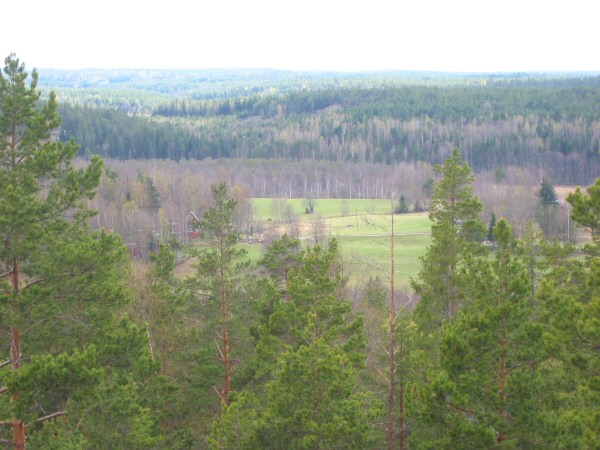 Hgsta punkten i Sdermanland i brjan av maj 2005.