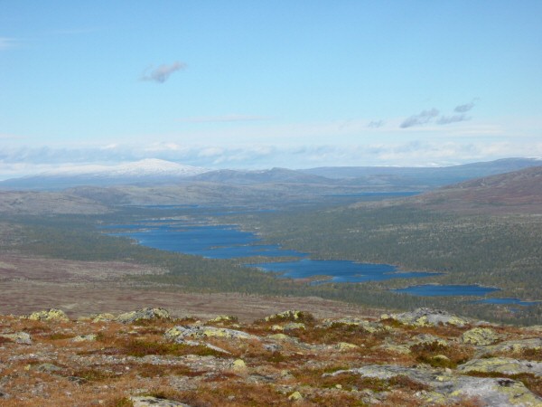 Högsta punkten i Dalarna i september 2005.