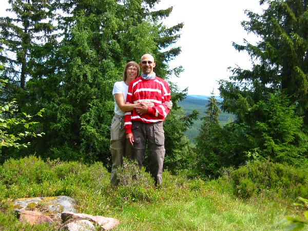 Högsta punkten i Gästrikland i juli 2006.