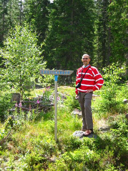 Högsta punkten i Gästrikland i juli 2006.