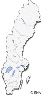 Karta över de svenska länen