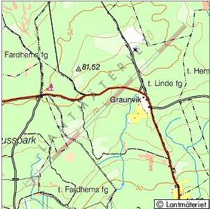 Topografisk karta Lojstahajd p Gotland