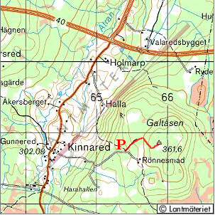 Topo map, Galtsen in the Province of Vstergtland and County of Vstra Gtaland