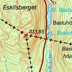 Topografisk karta, Svinhöjden i Örebro Län