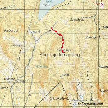 Topografisk karta, Garpklen i landskapet Hlsingland